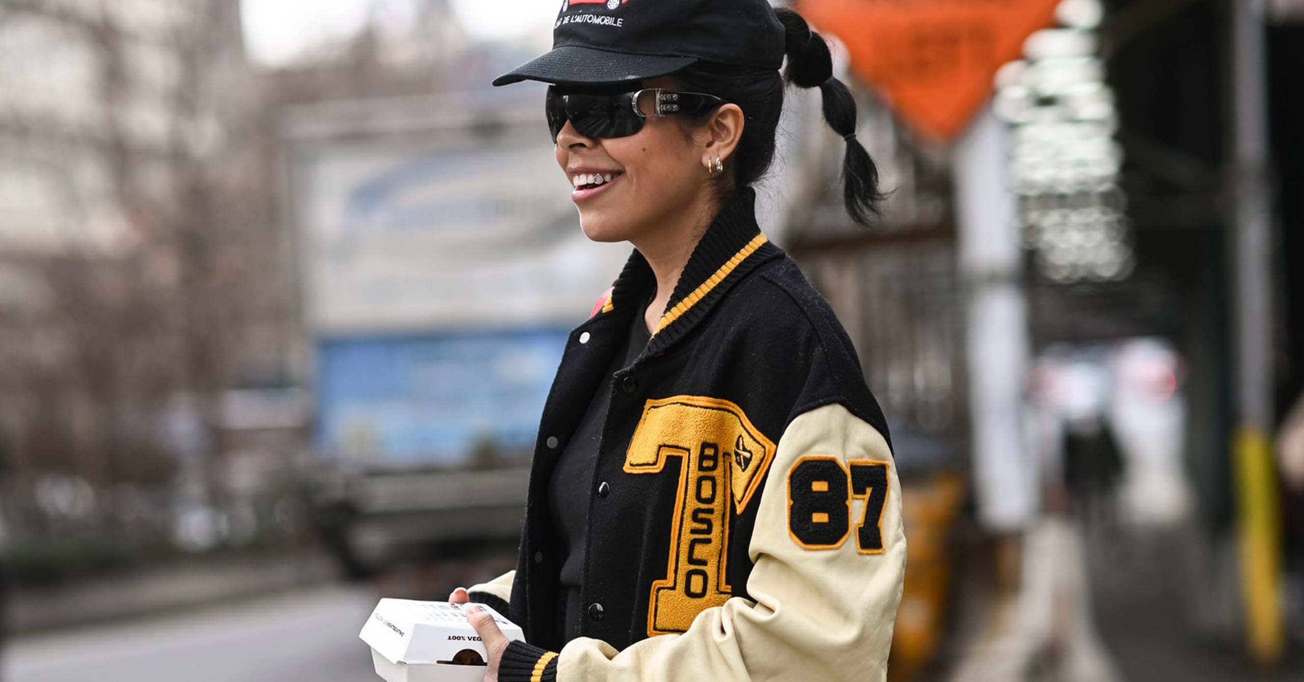 Classic Retro Philadelphia Eagles Cream and Green Varsity Jacket