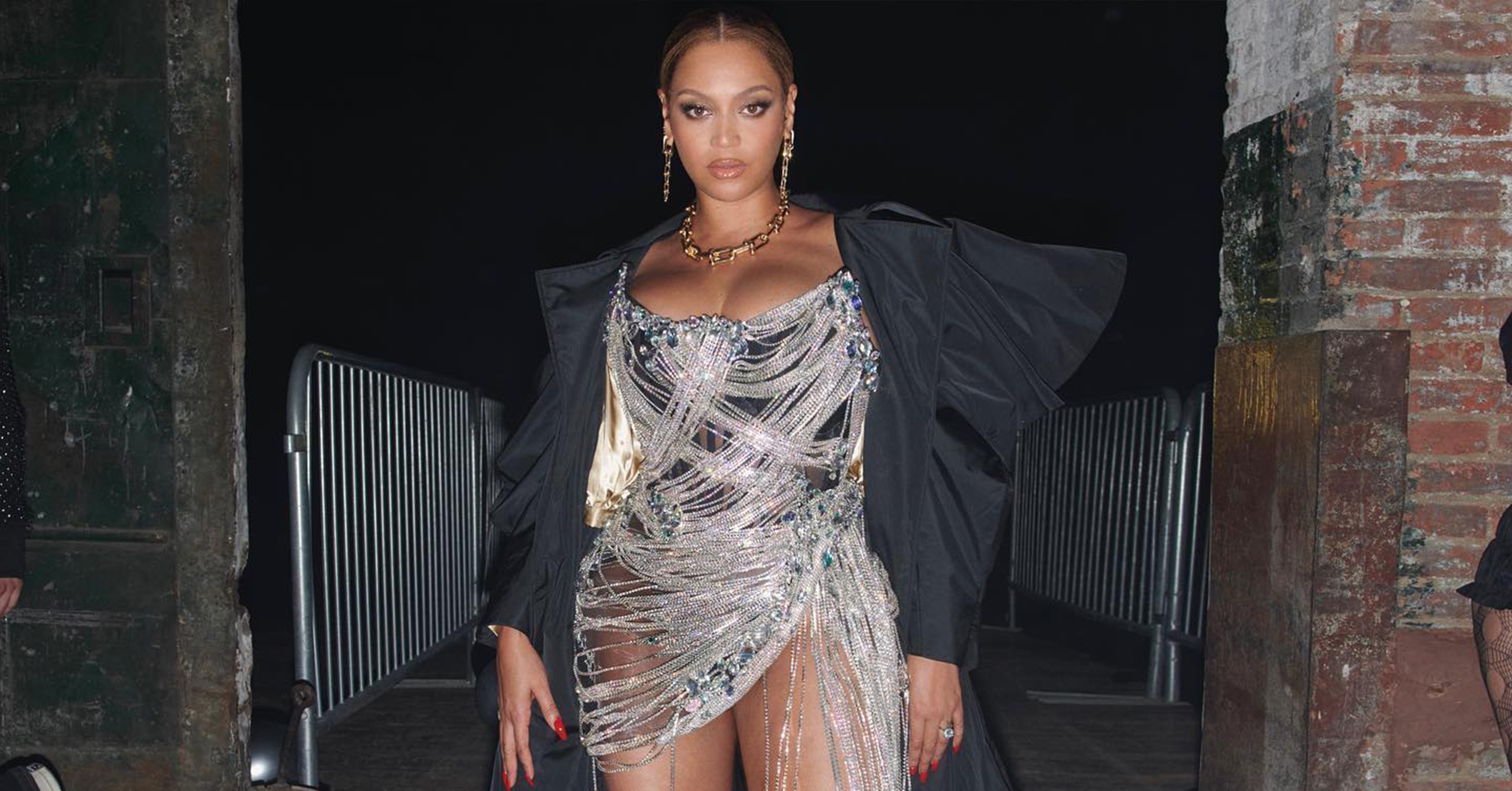 Beyoncé Sparkles While Wearing This Sporty Favorite in Her New