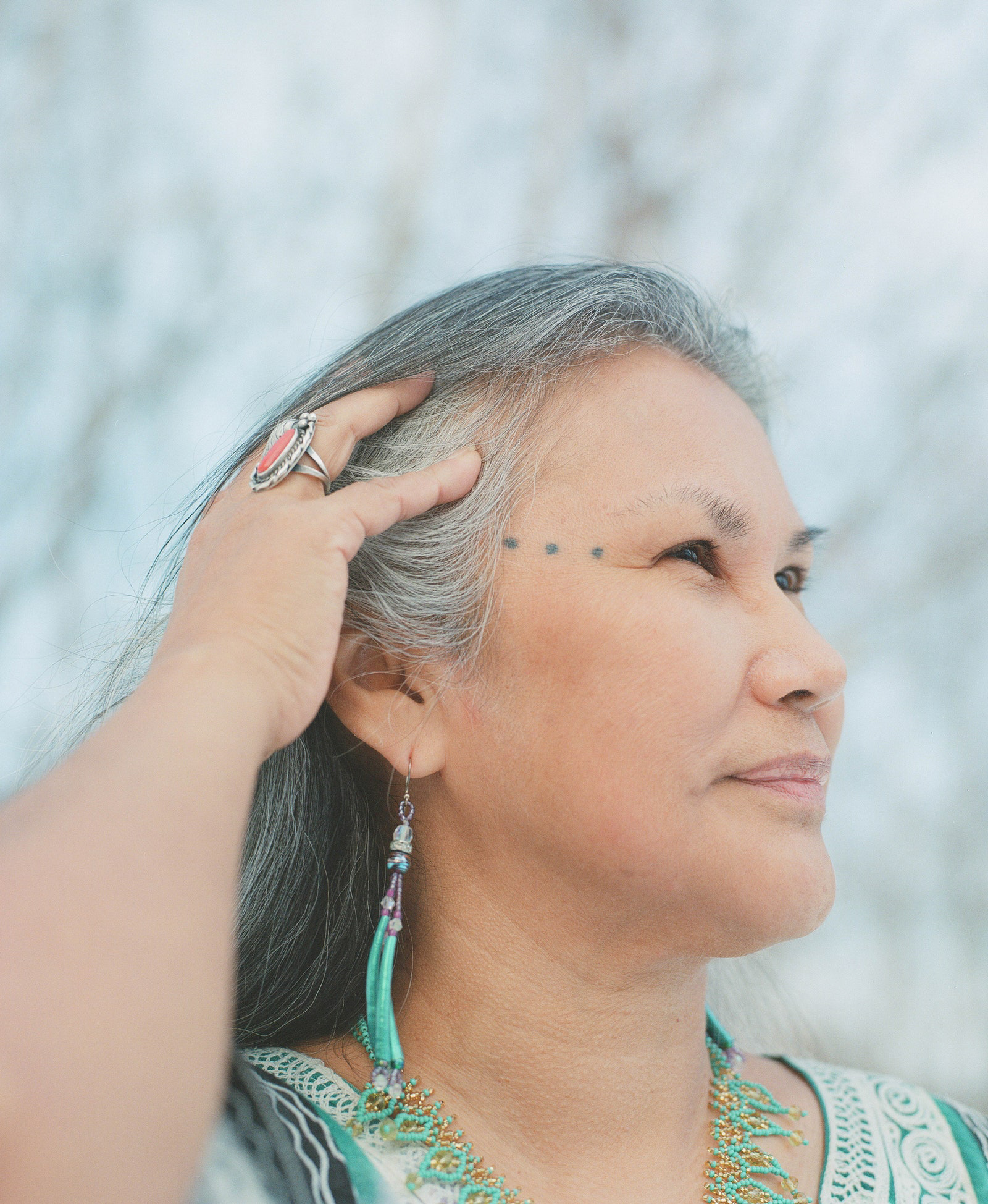 Maureen Mayo, 61, Athabascan, Fairbanks traditional tattoos