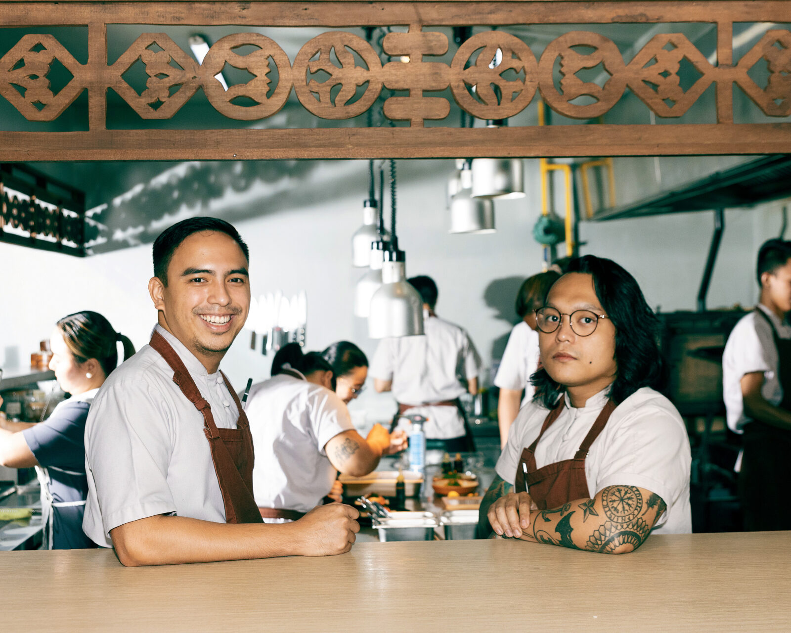Chefs Thirdy Dolarte and Kevin Navoa of Hapag Restaurant Quezon City Manila