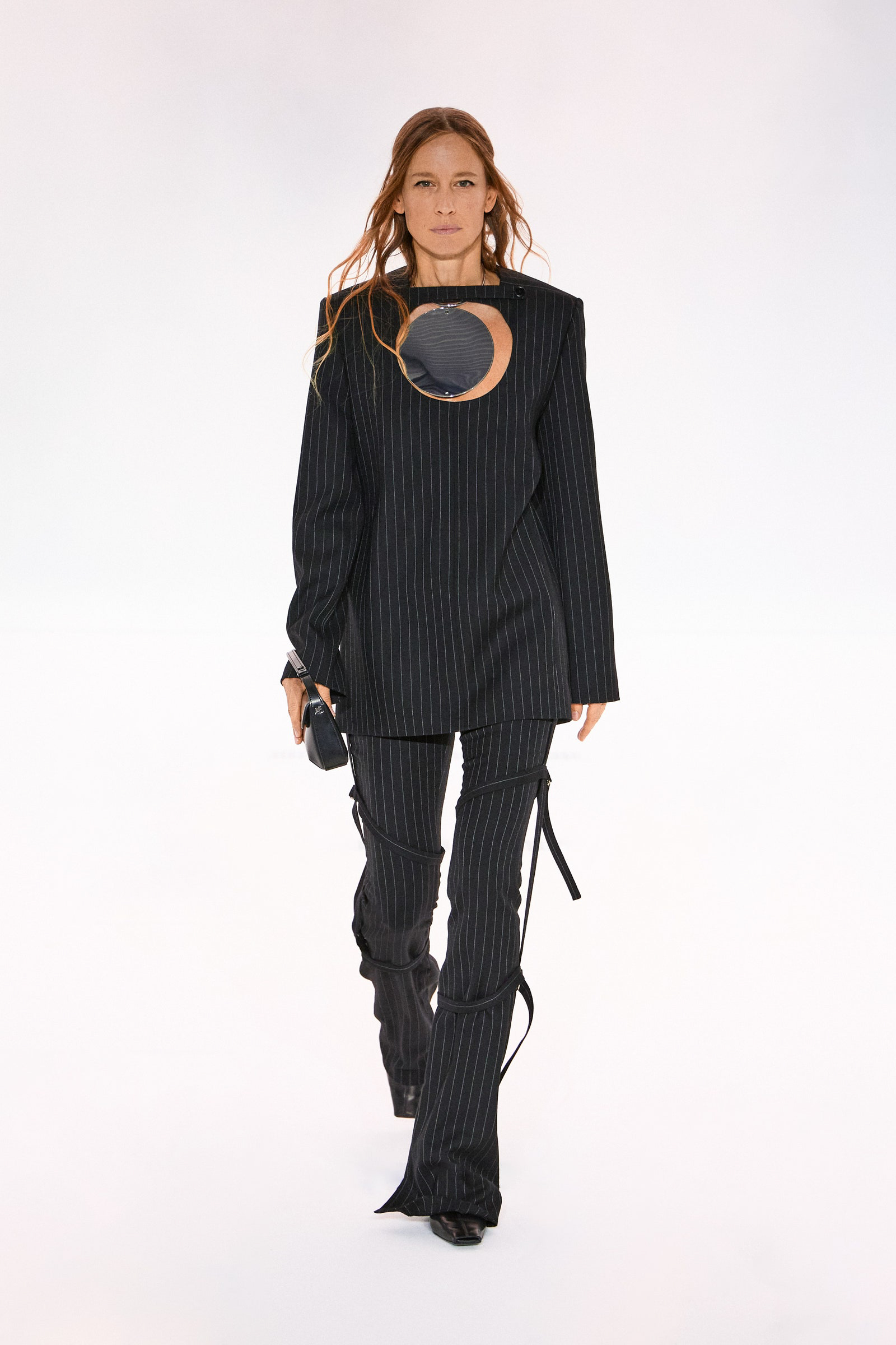 Natasa Vojnovic, 43, walked Nicolas Di Felice’s fall 2023 show for Courrèges and is also a favorite of Casey Cadwallader at Mugler.