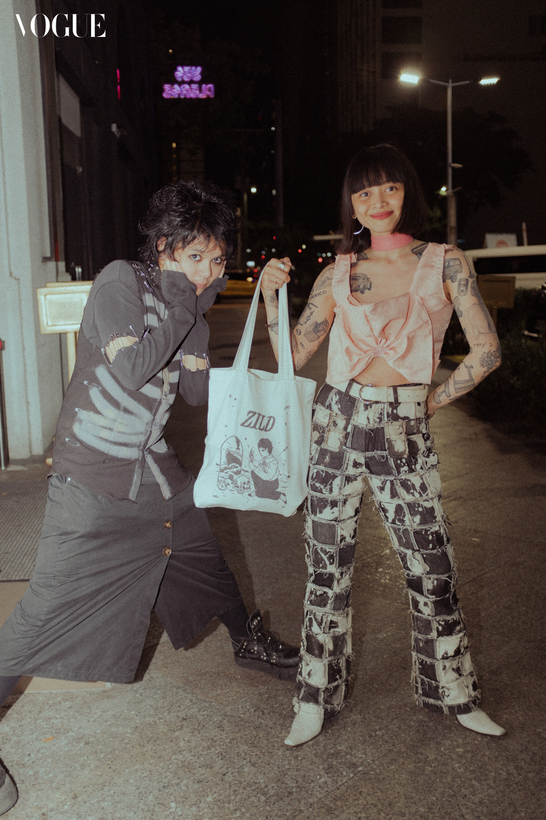 Zild Benitez and Shaira Luna In Vogue Philippines Young Blood Party