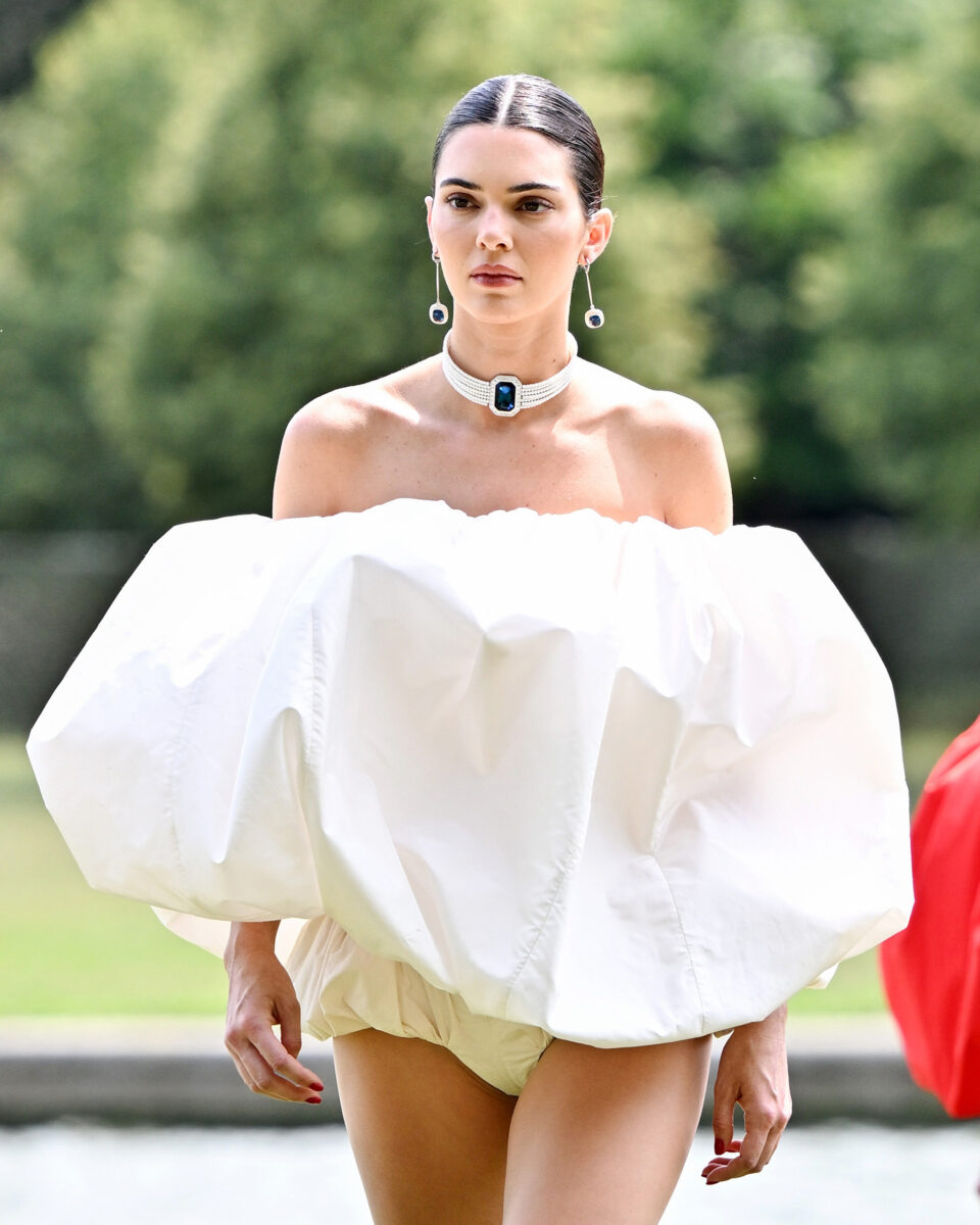 Kendall Jenner at the Jacquemus spring/summer 2024 show.