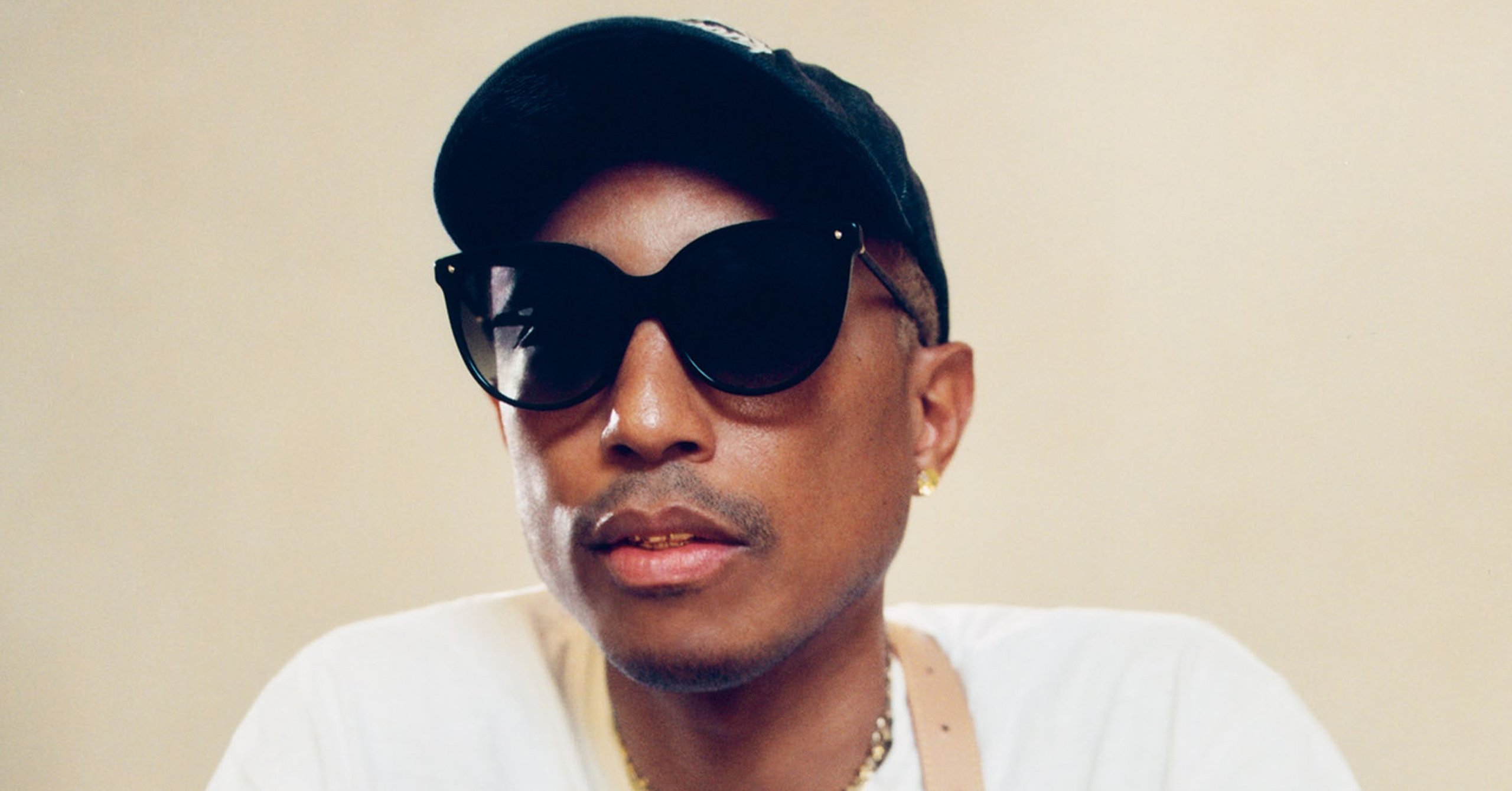 Pharrell Williams Shines in Custom Tiffany & Co. Sunglasses at his Louis  Vuitton Debut