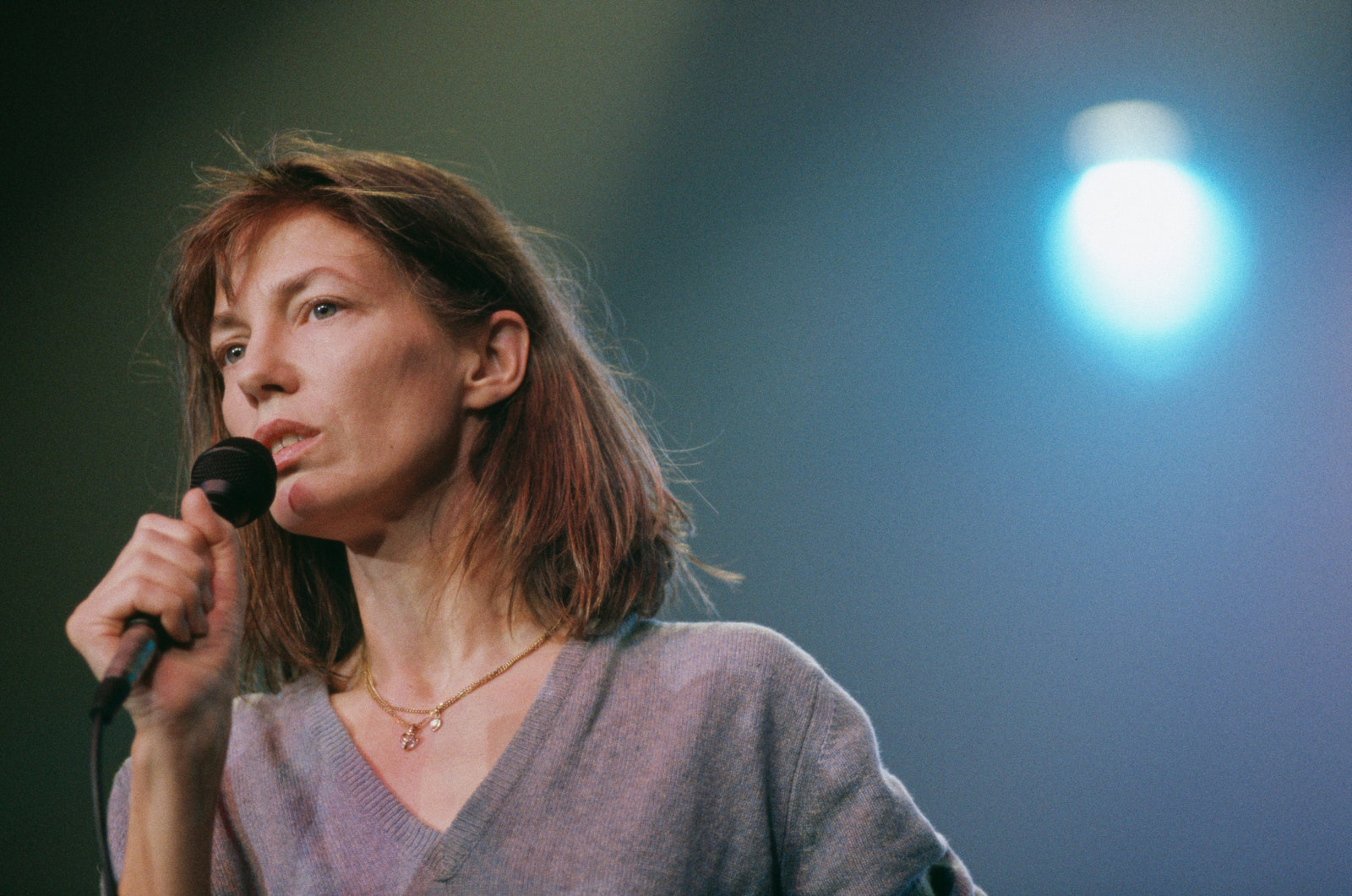 Birkin performing in Paris in 1991.