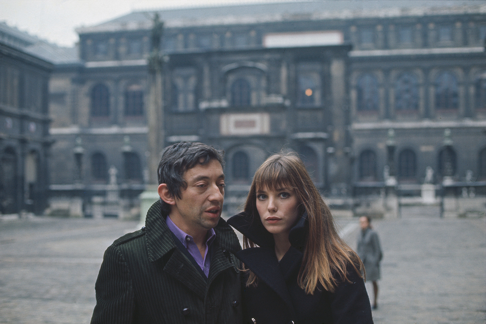 Serge Gainsbourg and Jane Birkin in Paris, 1969.