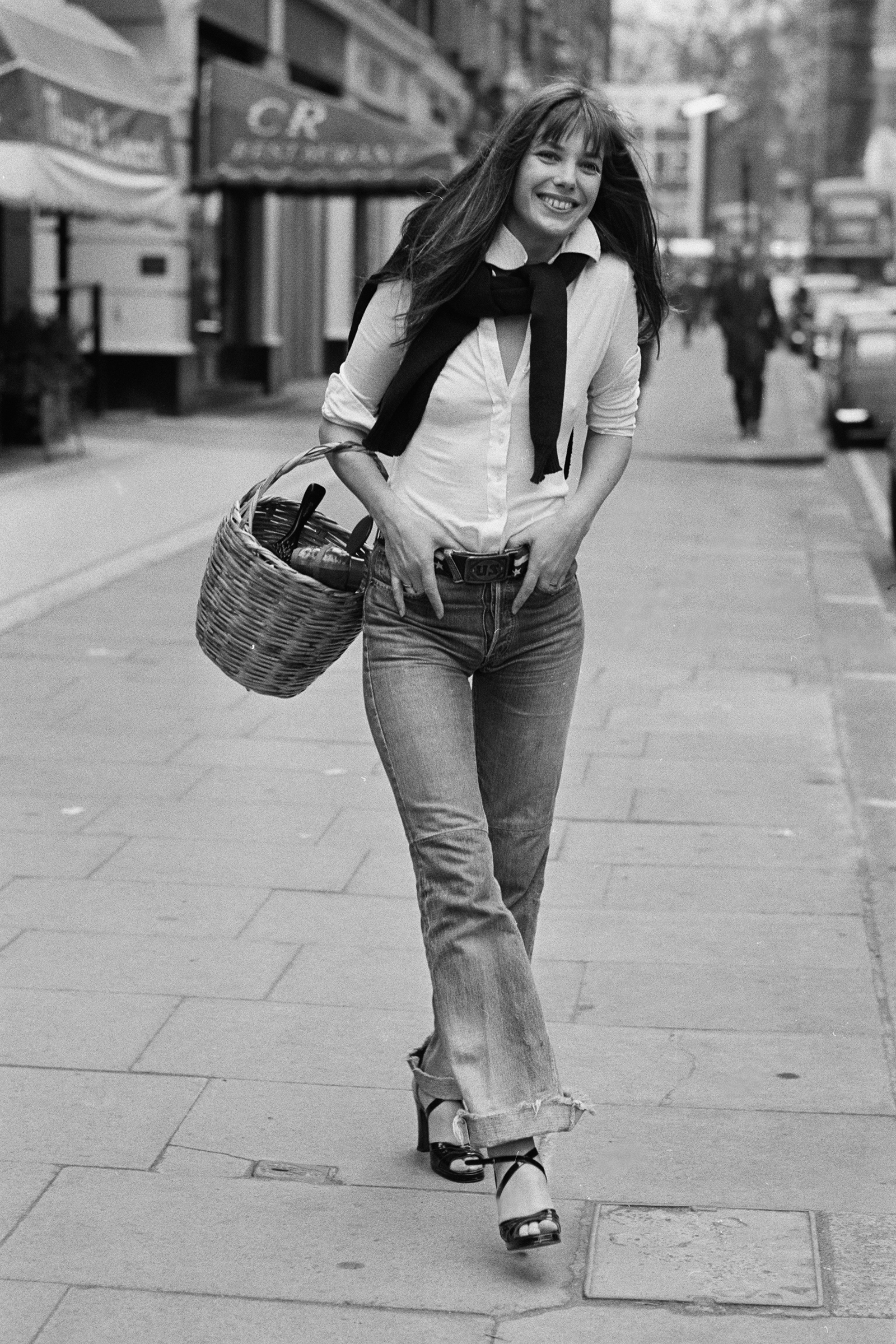 Birkin in London in 1973.