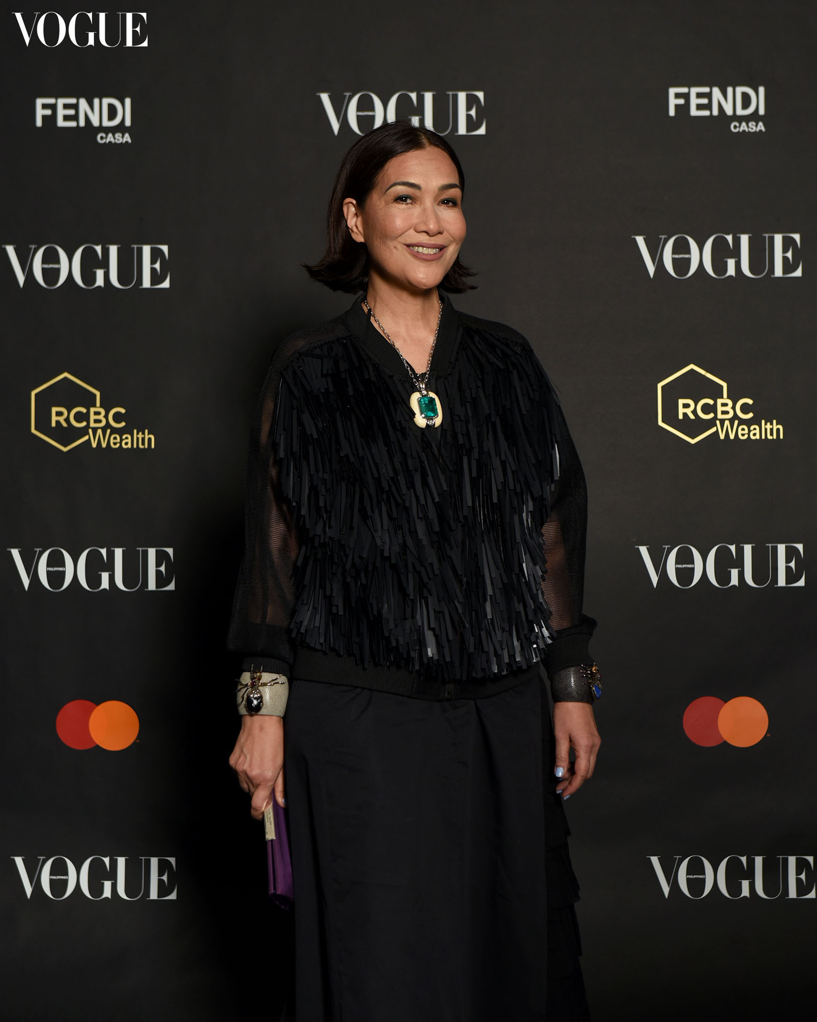 posing at the photo wall at the Vogue Philippines Gala 2023