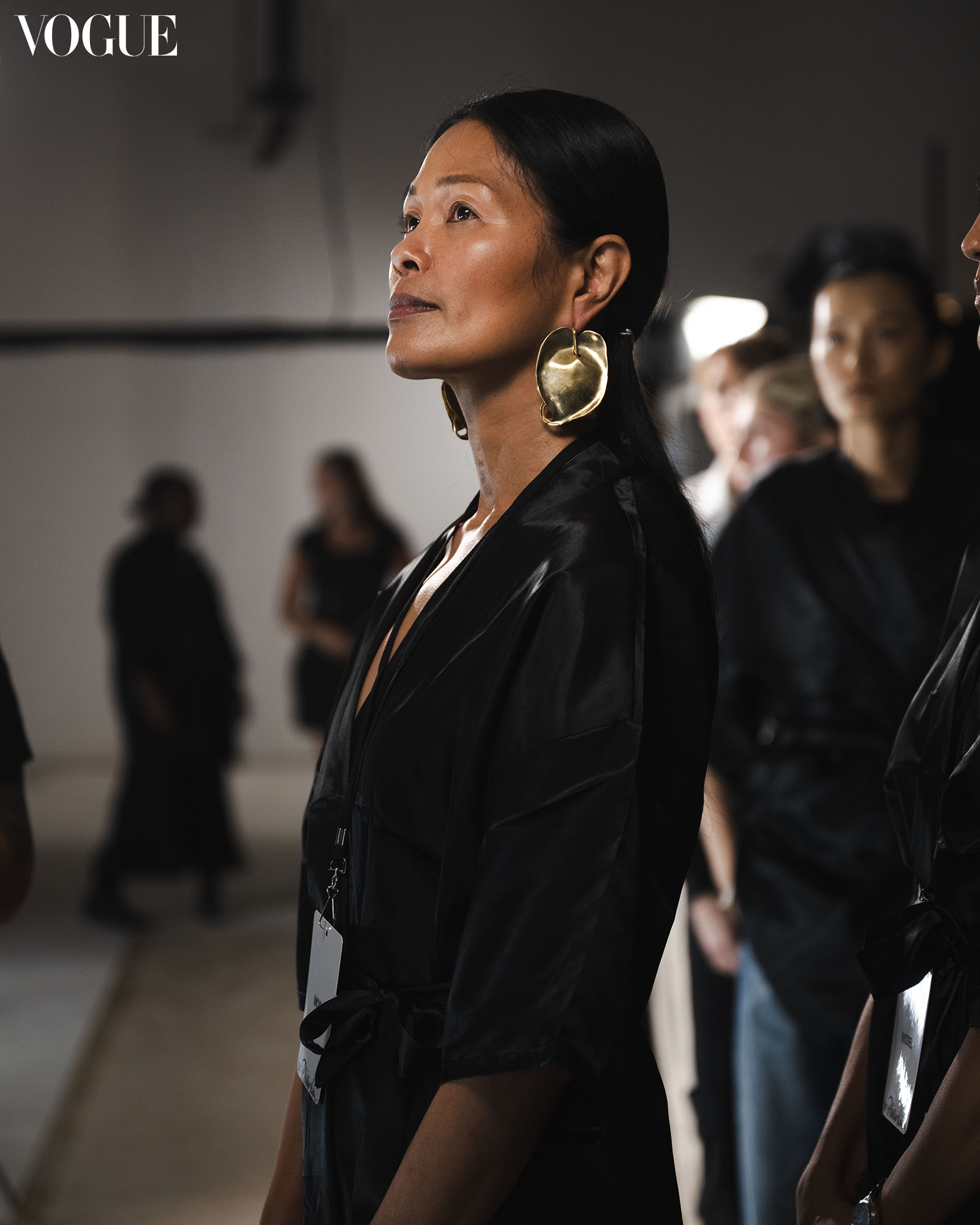 Eleanor Simon models for Philip Lim at New York Fashion Week
