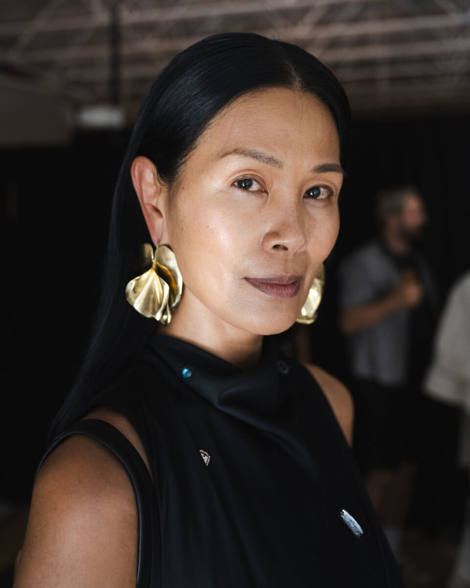 Eleanor Simon models for Philip Lim at New York Fashion Week