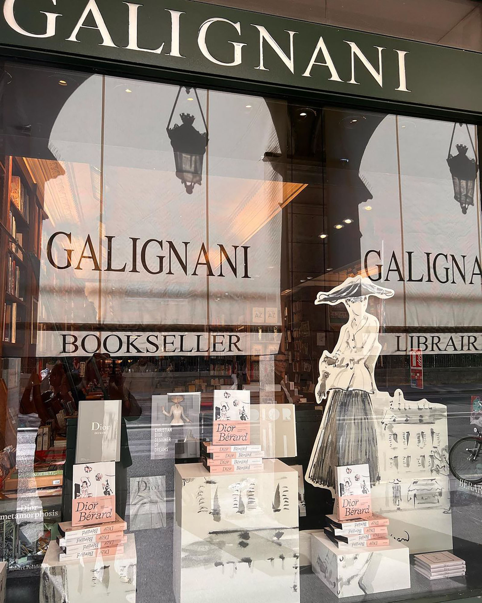 Librairie Galignani’s storefront.